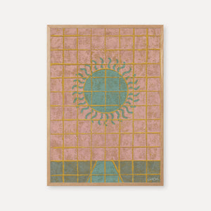 Tiles of sunset - print