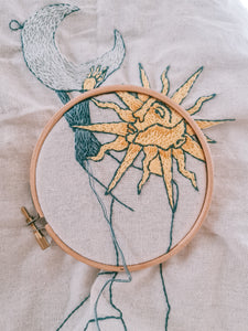 Sunset - Embroidery