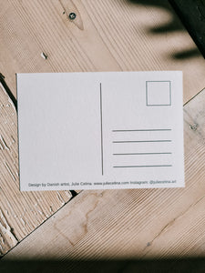 A set of three postcards
