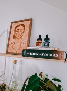 Burnt sienna - original painting