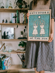 Daughters of the sun - original painting