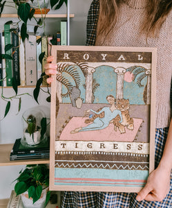 Royal tigress - original painting
