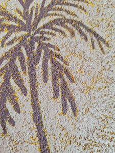Pale purple palm - original painting