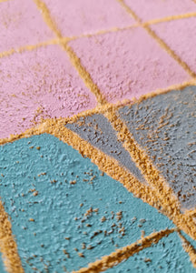 Tiles of sunset - original painting