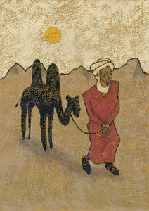 Desert wanderer - original painting