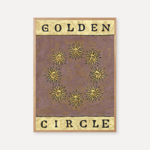 Golden circle - print