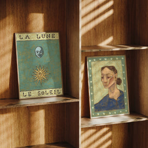 La Lune, Le Soleil - print