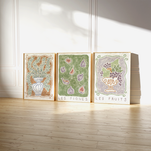 Les Fruits - botanical art print