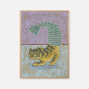 ocean-inspired wall art print