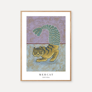 Nautical fantasy pastel-colored art print