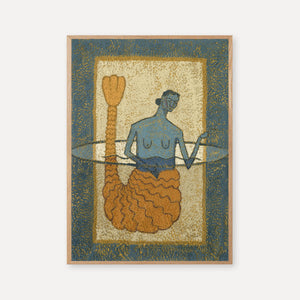 Mermaiden I mermaid wall art print, Sisters of the Sea collection