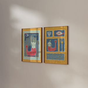 Mythical mosaic I - print
