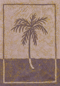 Pale purple palm - original painting